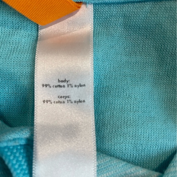 Lucy Aqua Hoodie Sweatshirt NWOT - Picture 5 of 5